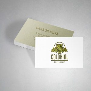 carte de visite colonial